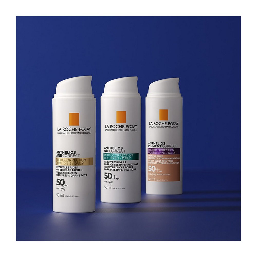 La Roche Posay Αnthelios Pigment Correct spf50+ Αντηλιακό Προσώπου Κατά των Κηλίδων με Χρώμα, 50ml