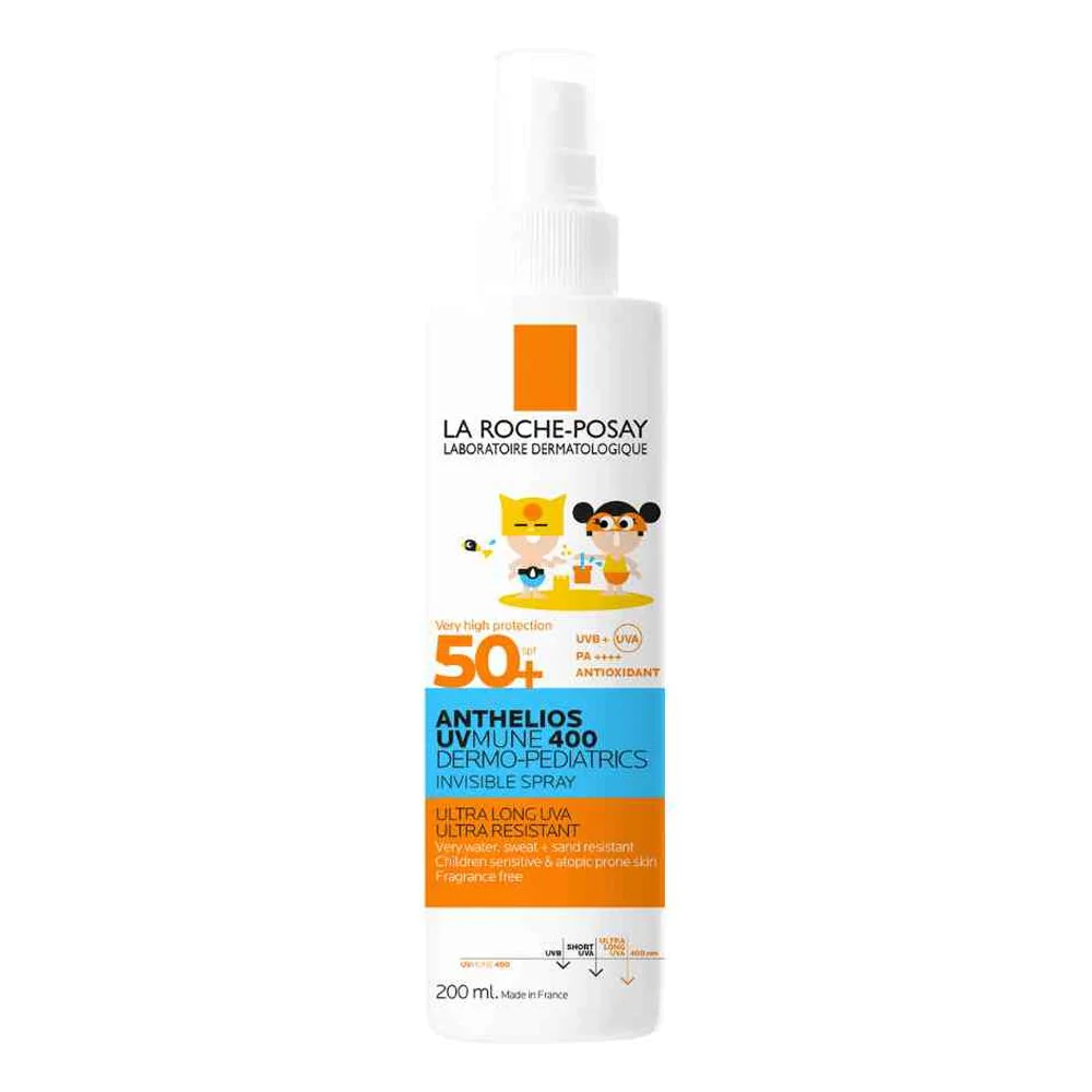 La Roche Posay Anthelios Dermo-Pediatrics Invisible Spray Αόρατο Παιδικό Αντηλιακό Spray Σώματος με SPF50, 200ml La Roche Posay Anthelios Dermo-Pediatrics Invisible Spray Αόρατο Παιδικό Αντηλιακό Spray Σώματος με SPF50, 200ml