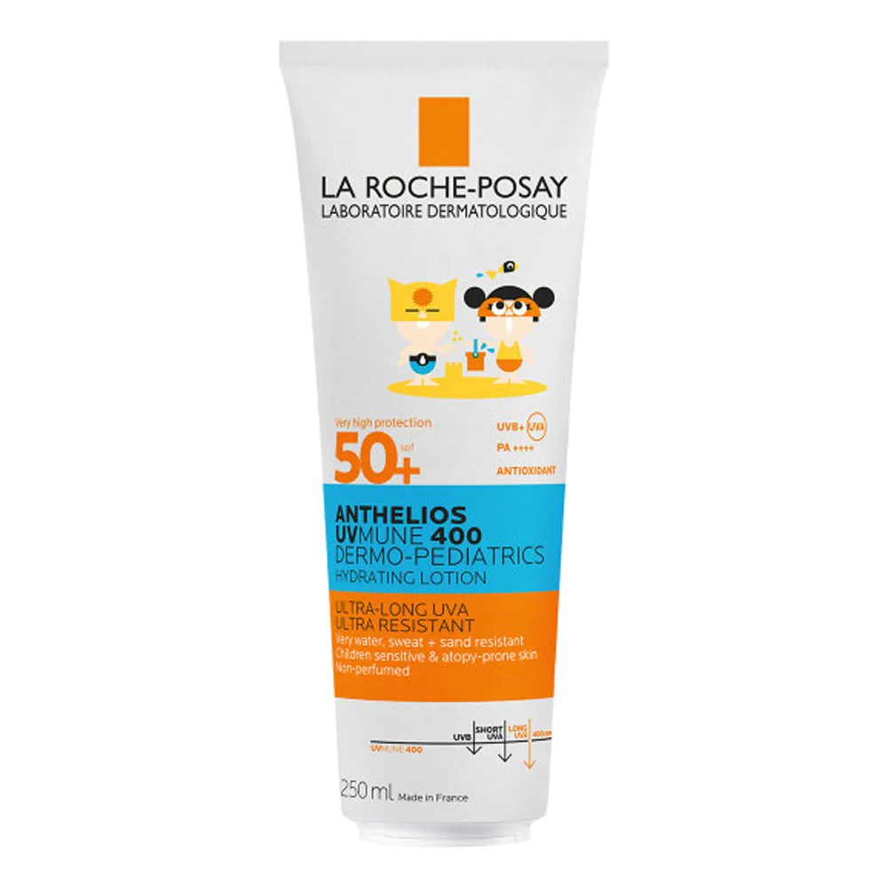 La Roche-Posay Anthelios UVMUNE 400 Dermo-Pediatrics Hydrating Lotion SPF 50+ Ενυδατικό Αντηλιακό Γαλάκτωμα για το Ευαίσθητο Παιδικό Δέρμα & για το Δέρμα με Τάση Ατοπίας, 250ml La Roche-Posay Anthelios UVMUNE 400 Dermo-Pediatrics Hydrating Lotion SPF 50+ Ενυδατικό Αντηλιακό Γαλάκτωμα για το Ευαίσθητο Παιδικό Δέρμα & για το Δέρμα με Τάση Ατοπίας, 250ml