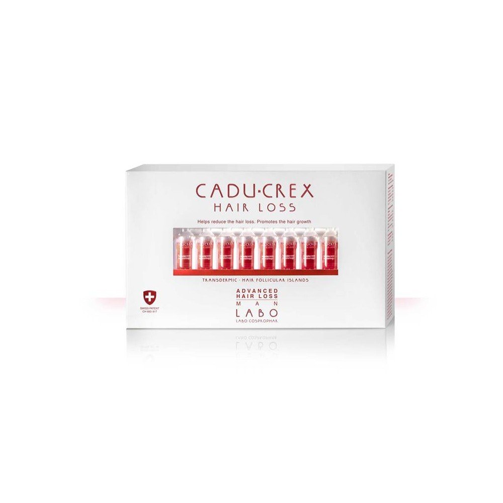 Labo CaduCrex Advanced Hair Loss Man, Αγωγή για Άνδρες με Έντονη Τριχόπτωση, 20 Αμπούλες x 3,5ml