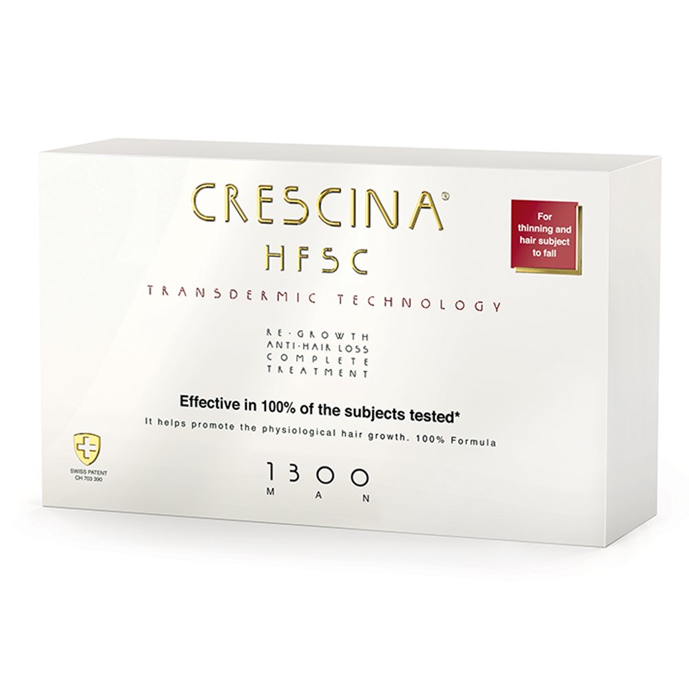 Labo Crescina HFSC Complete Man 1300 Αμπούλες Μαλλιών κατά της Τριχόπτωσης για Άνδρες, 70ml