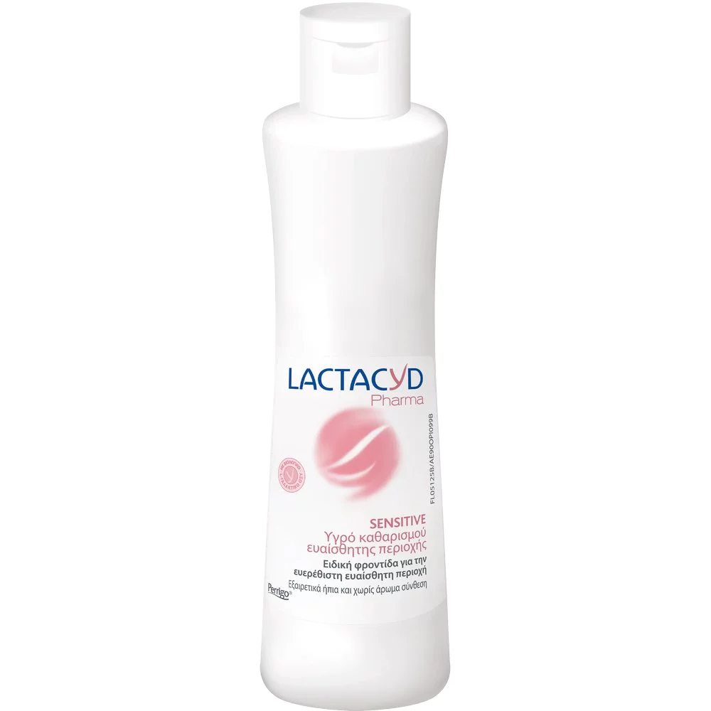 Lactacyd Pharma Sensitive Καθαριστικό Ευαίσθητης Περιοχής για Ευαίσθητες Επιδερμίδες, 250ml Lactacyd Pharma Sensitive Καθαριστικό Ευαίσθητης Περιοχής για Ευαίσθητες Επιδερμίδες, 250ml