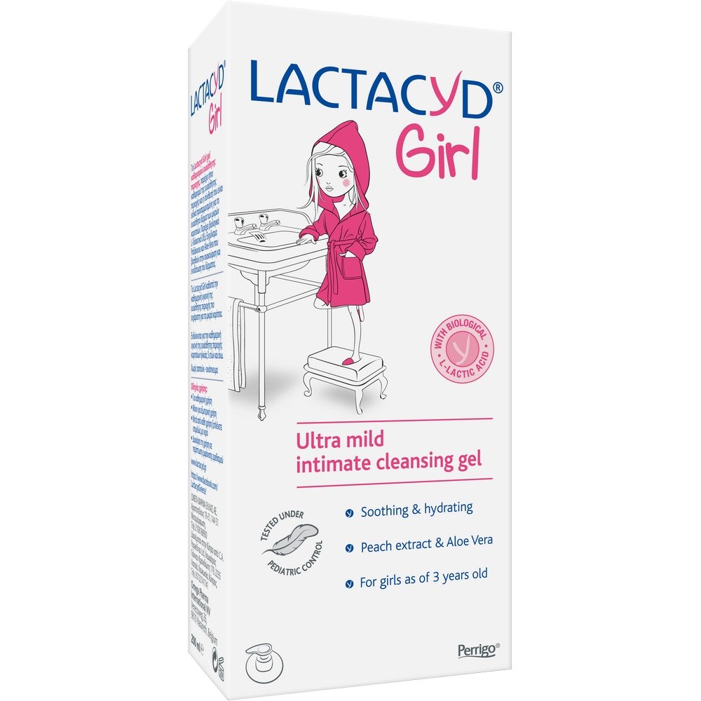 Lactacyd Girl Ήπιο Gel Καθαρισμού για Κορίτσια από 3+ Ετών, 200ml