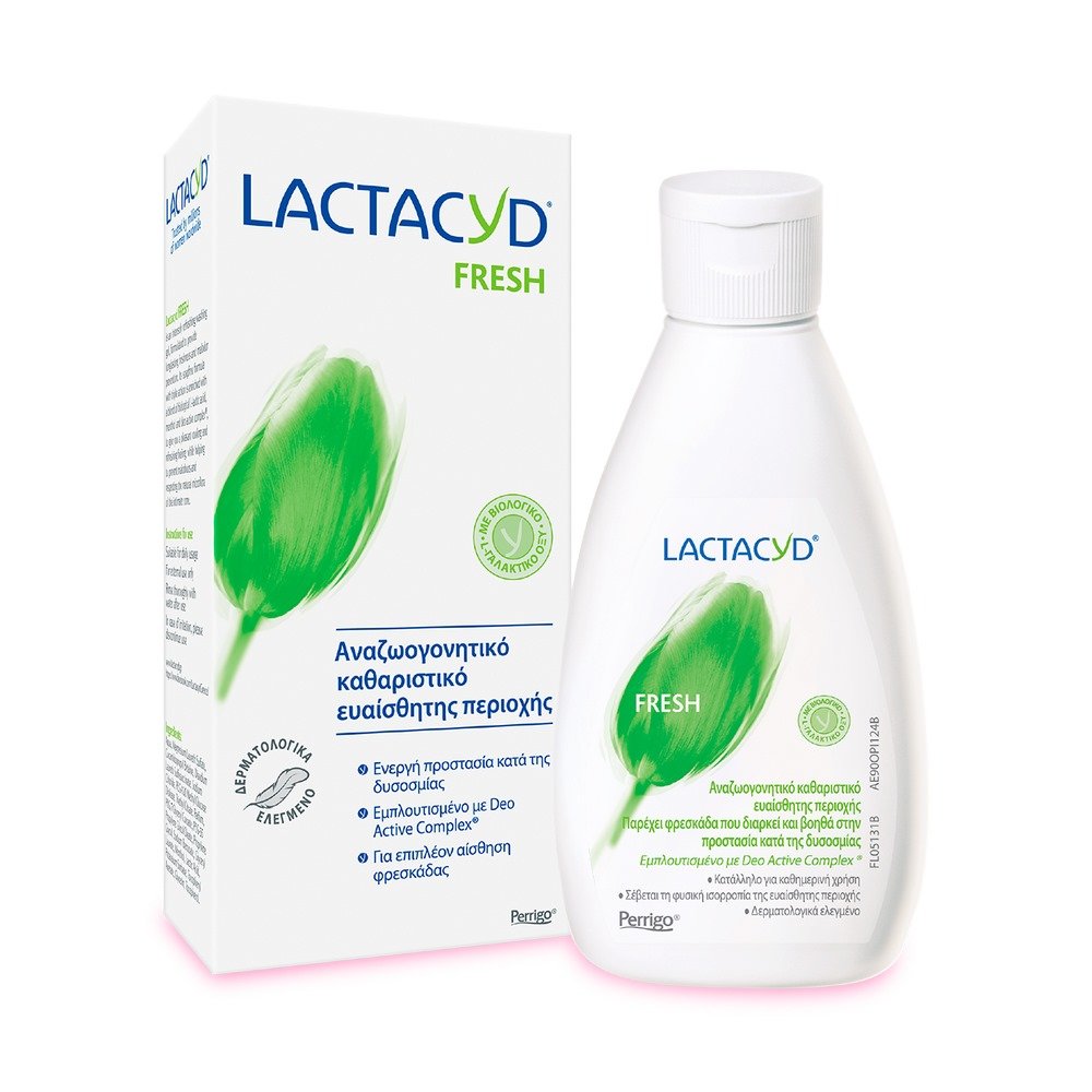 Lactacyd Extra Fresh Washing Gel Καθαρισμού της Ευαίσθητης Περιοχής για Φρεσκάδα, 200ml
