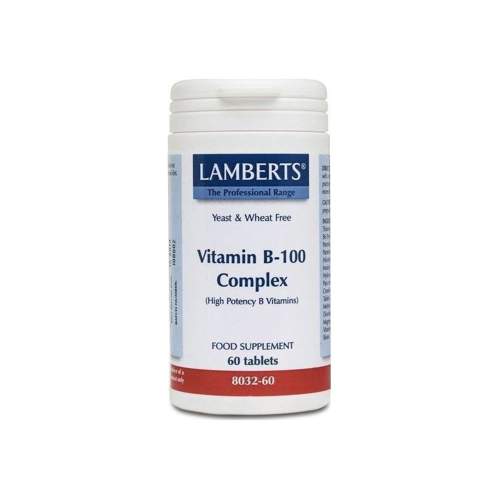 Lamberts Vitamin B 100 Complex, 60 ταμπλέτες