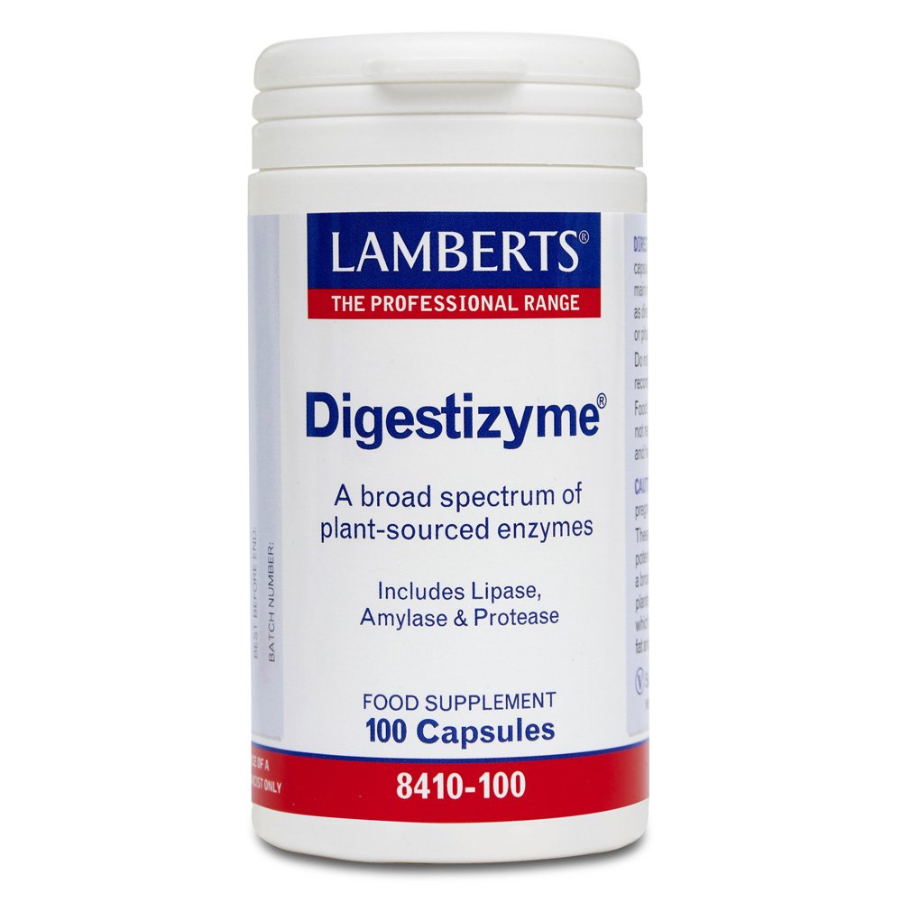 Lamberts Digestizyme Συμπλήρωμα Διατροφης, 100 κάψουλες