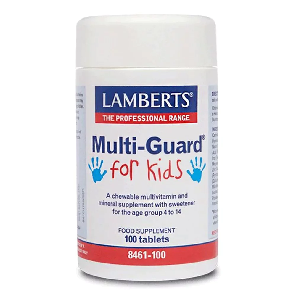 Lamberts Multi Guard Kids Παιδική Πολυβιταμίνη, 100tabs Lamberts Multi Guard Kids Παιδική Πολυβιταμίνη, 100tabs