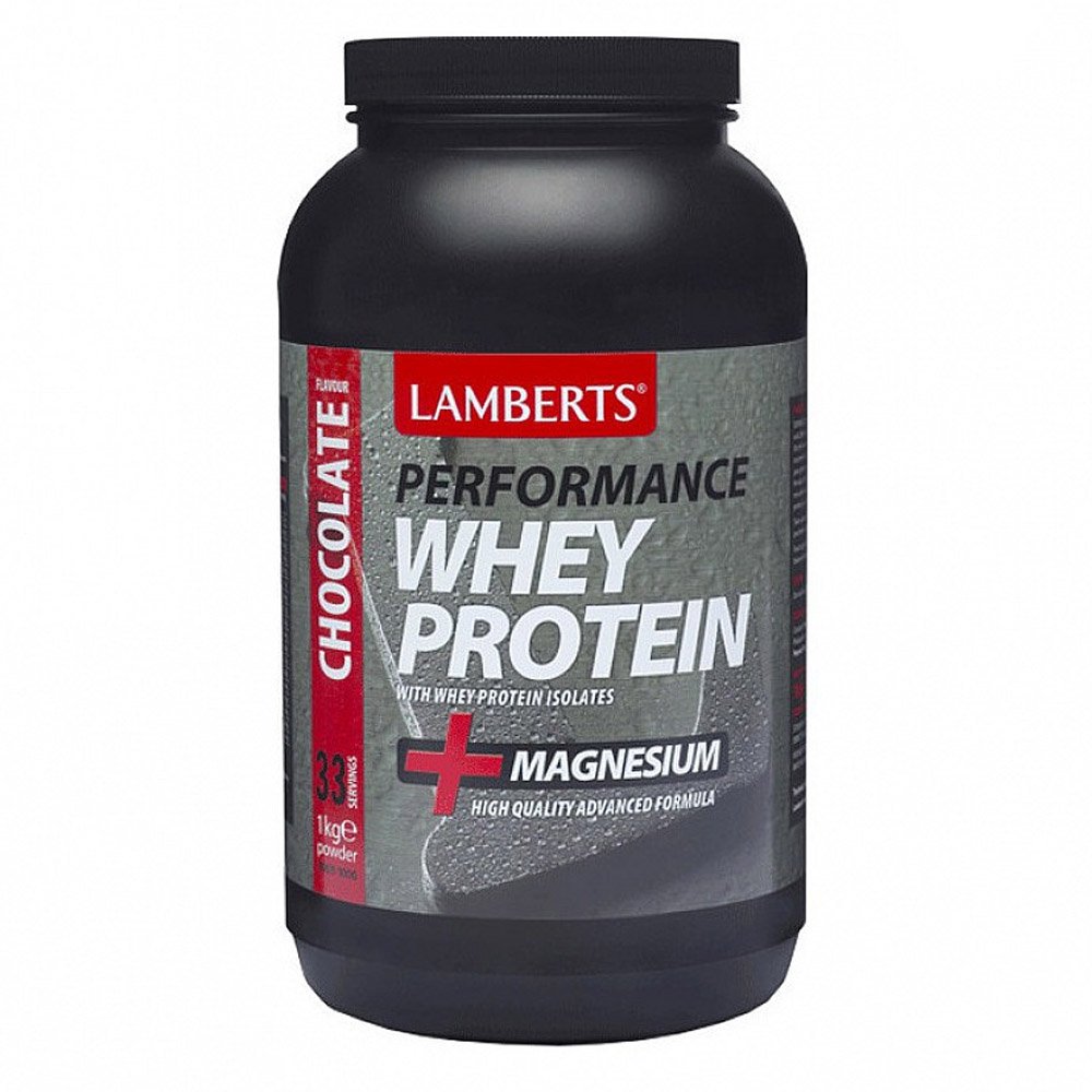 Lamberts Performance Whey Protein Προϊόν Υψηλής Ποιότητας με Γεύση Σοκολάτα, 1000g