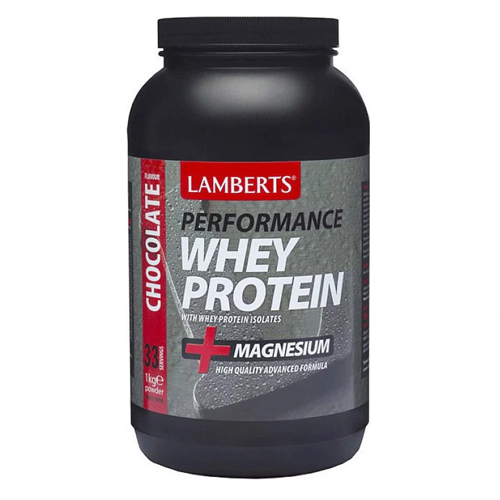 Lamberts Performance Whey Protein Προϊόν Υψηλής Ποιότητας με Γεύση Σοκολάτα, 1000g Lamberts Performance Whey Protein Προϊόν Υψηλής Ποιότητας με Γεύση Σοκολάτα, 1000g