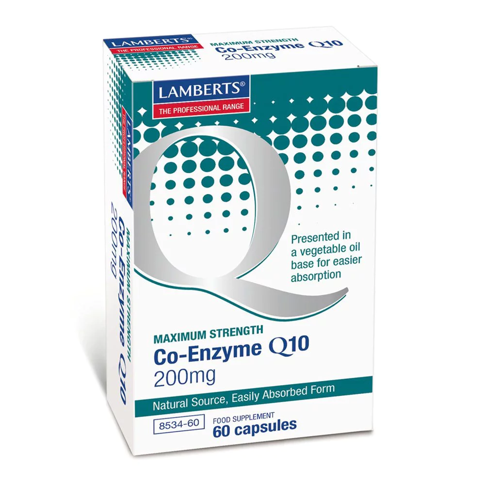 Lamberts Co-Enzyme Q10 200mg, 60 κάψουλες Lamberts Co-Enzyme Q10 200mg, 60 κάψουλες