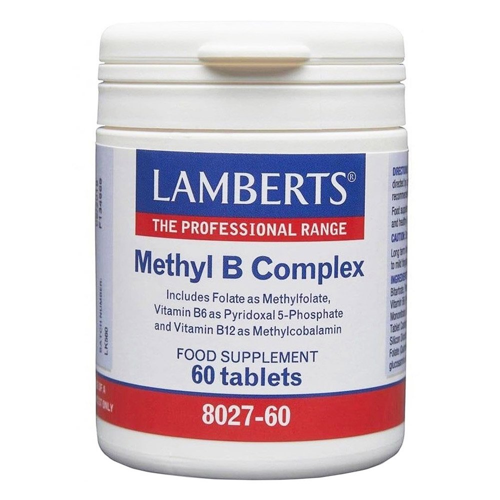 Lamberts Methyl B Complex Φόρμουλα με Σύμπλεγμα των Βιταμινών Β, 60tabs