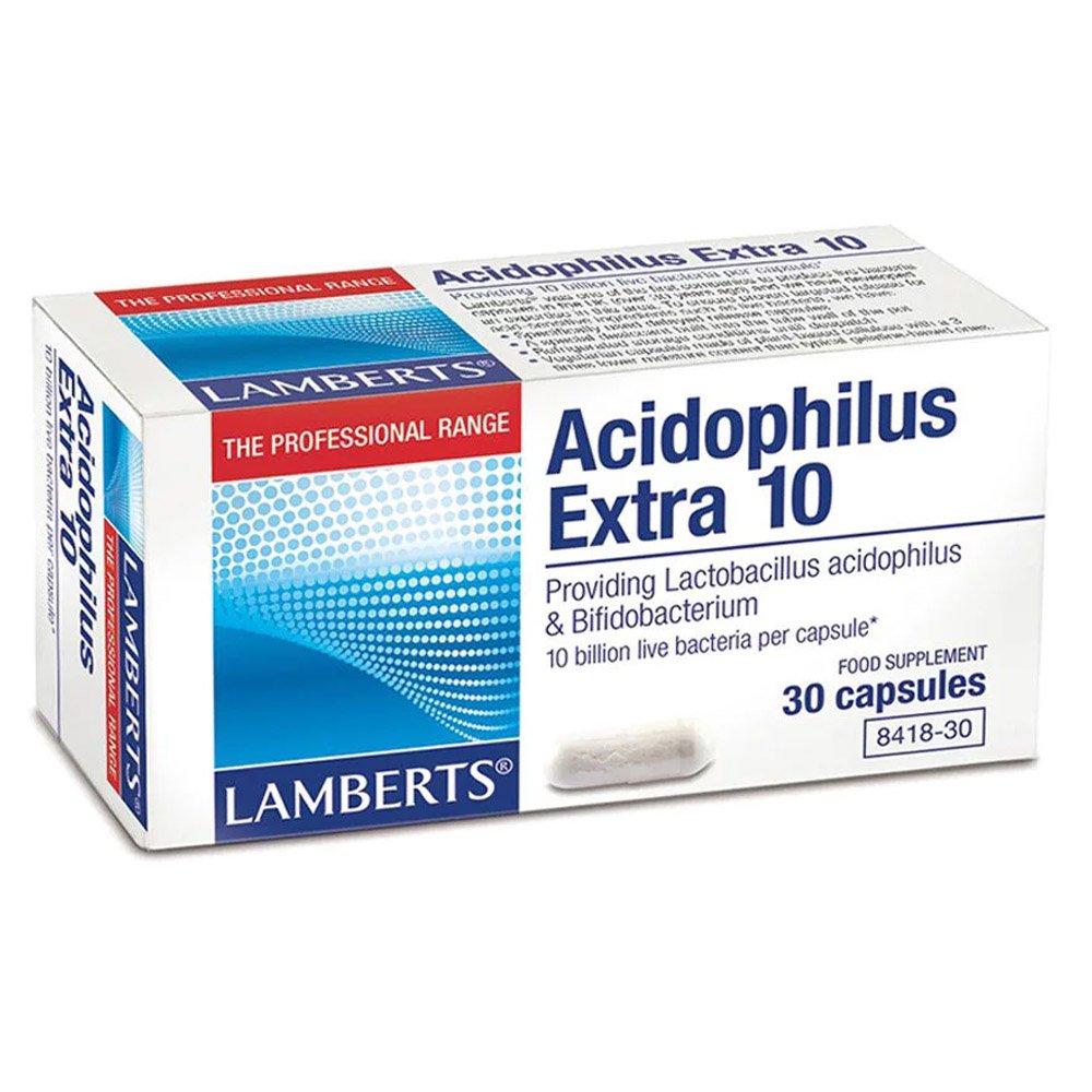 Lamberts Acidophilus Extra 10 Προβιοτικά, 30 κάψουλες