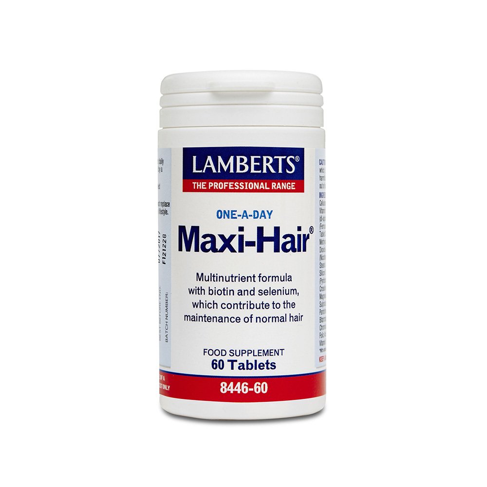 Lamberts Maxi Hair Φόρμουλα κατά της Τριχόπτωσης & Ενδυνάμωσης των Μαλλιών, 60 ταμπλέτες