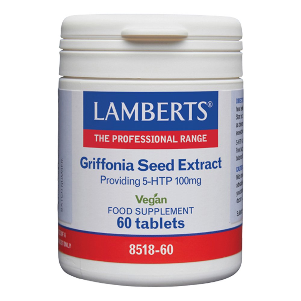 Lamberts Griffonia Seed Extract Φυσικό Εκχύλισμα του φυτού Griffonia Seeds 100mg, 60ταμπλέτες