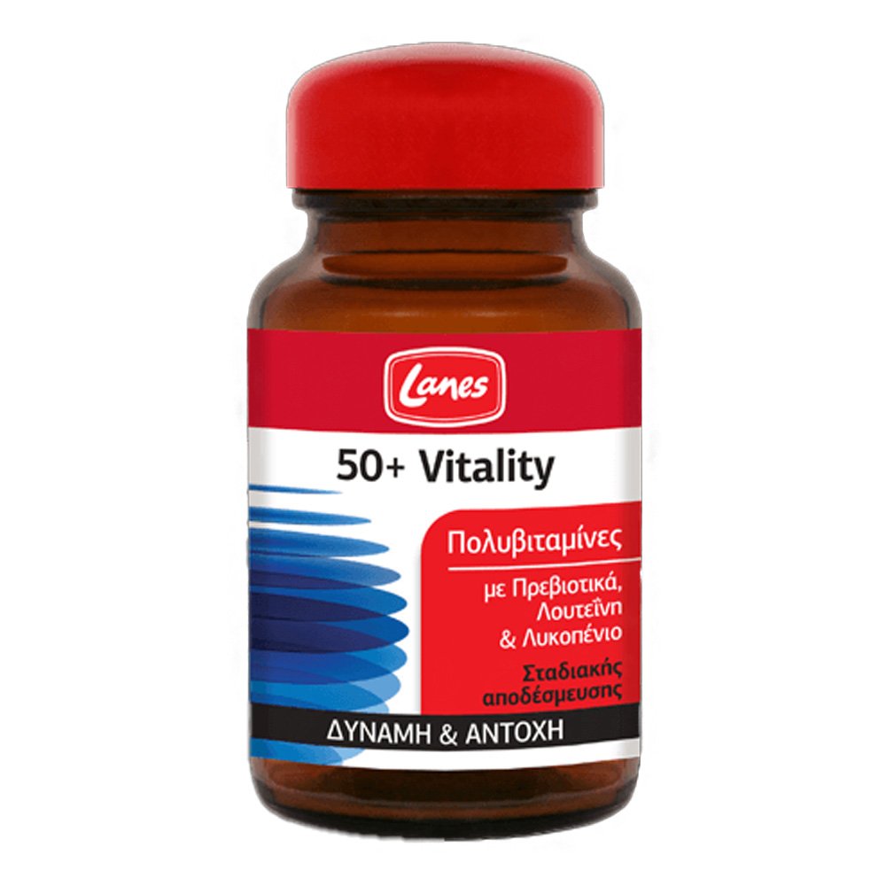 Lanes Πολυβιταμίνες 50+ Vitality, 30 tabs