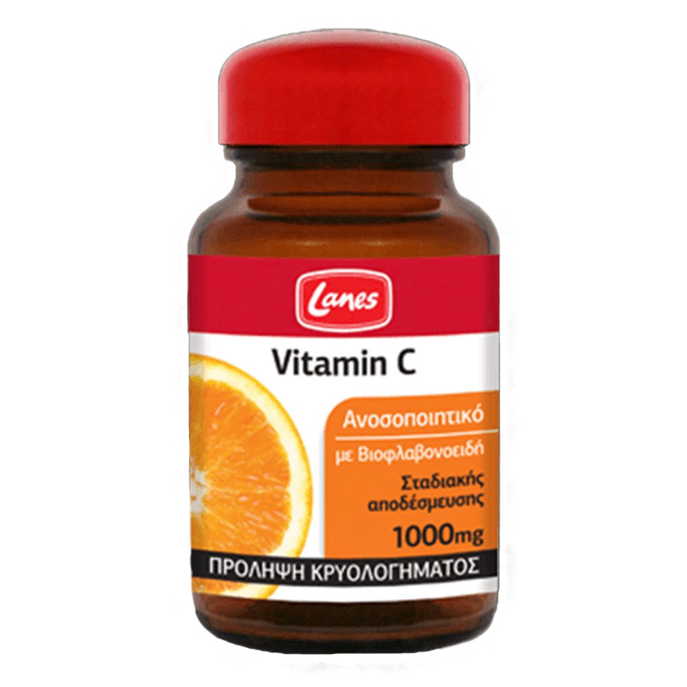 Lanes Vitamin C 1000mg με Βιοφλαβονοειδή, 30tabs