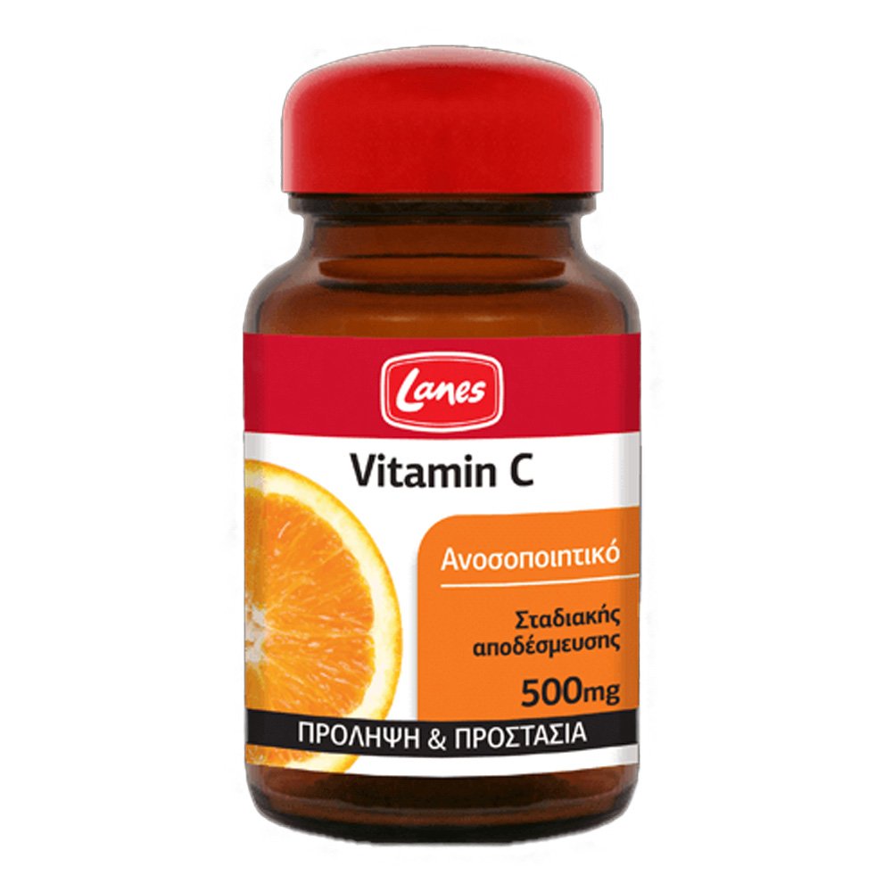 Lanes Vitamin C Υποστήριξη Ανοσοποιητικού Συστήματος 500mg, 30tabs