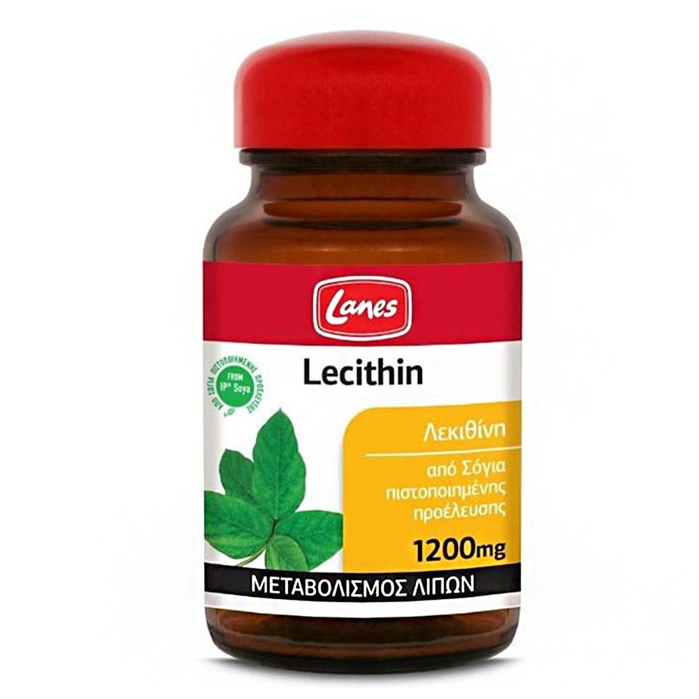 Lanes Lecithin Λεκιθίνη 1200mg, 30 κάψουλες