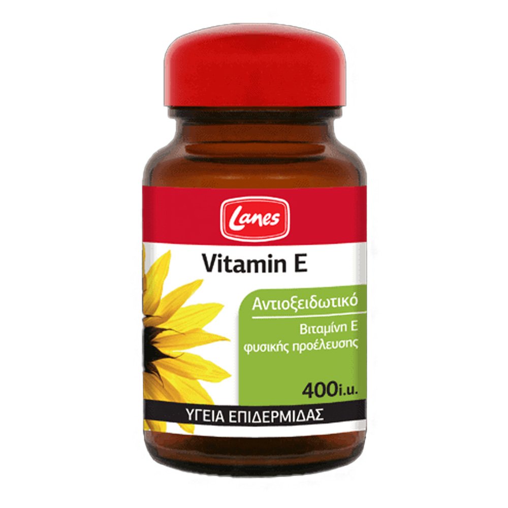 Lanes Vitamin E 400iu Συμπλήρωμα Διατροφής με Αντιοξειδωτική Δράση, 30caps