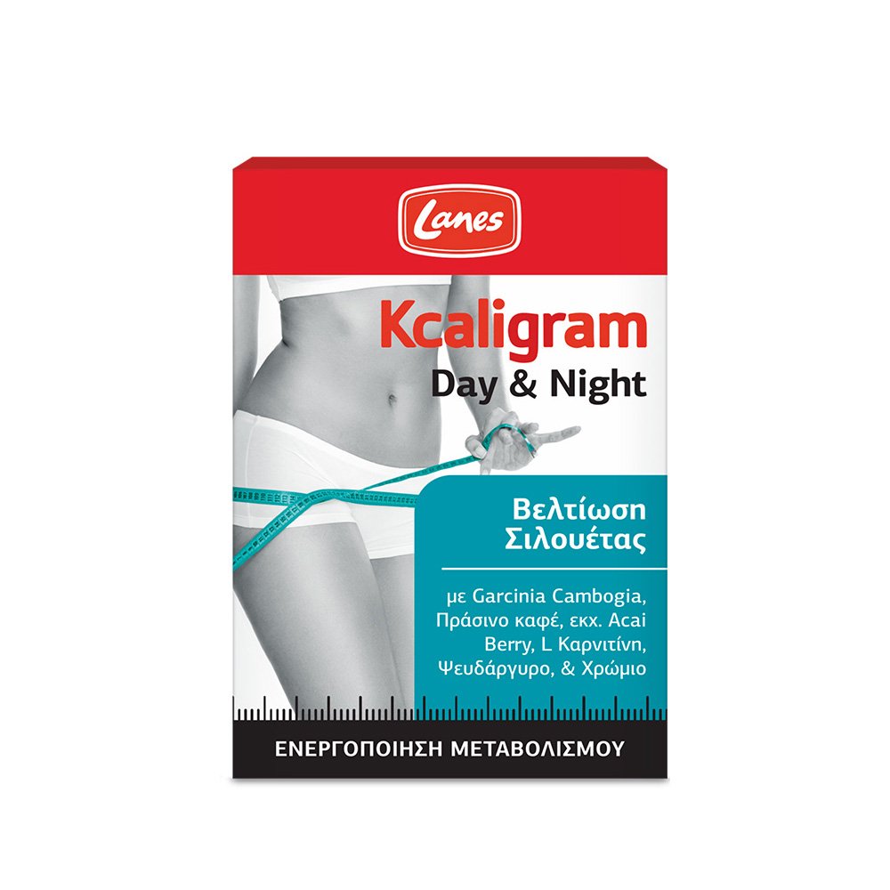 Lanes Kcaligram Day & Night Ενισχυμένο Σύστημα για Έλεγχο Βάρους, 60 tabs