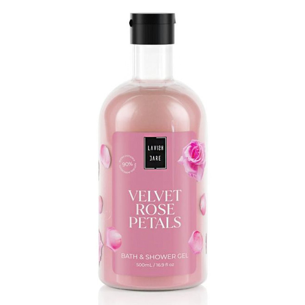 Lavish Care Bath & Shower Gel Αφρολουτρο Velvet Rose Petals, 500ml