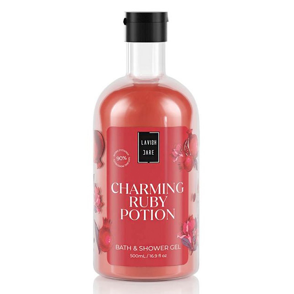 Lavish Care Bath & Shower Gel Αφρόλουτρο Charming Ruby Potion, 500ml