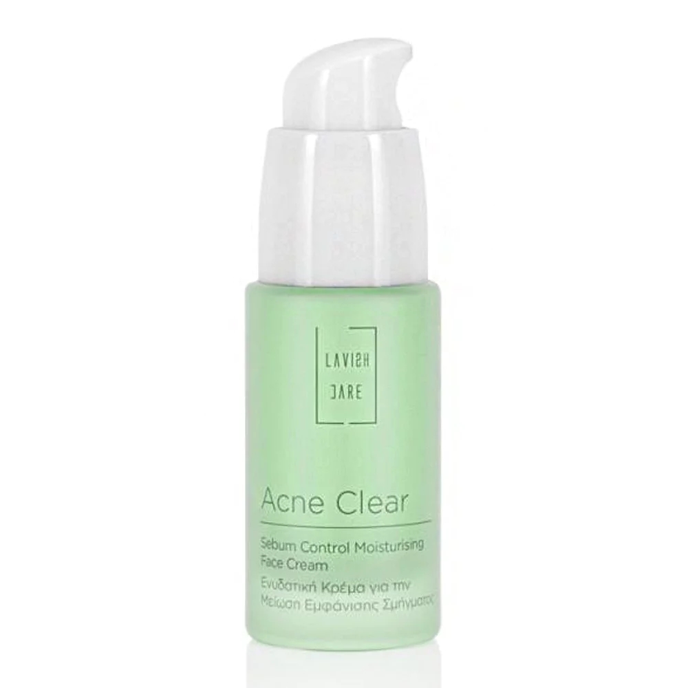 Lavish Care Acne Clear Sebum Control Moisturising Face Cream Κρέμα Προσώπου για Αντιμετώπιση της Λιπαρότητας, 30ml Lavish Care Acne Clear Sebum Control Moisturising Face Cream Κρέμα Προσώπου για Αντιμετώπιση της Λιπαρότητας, 30ml