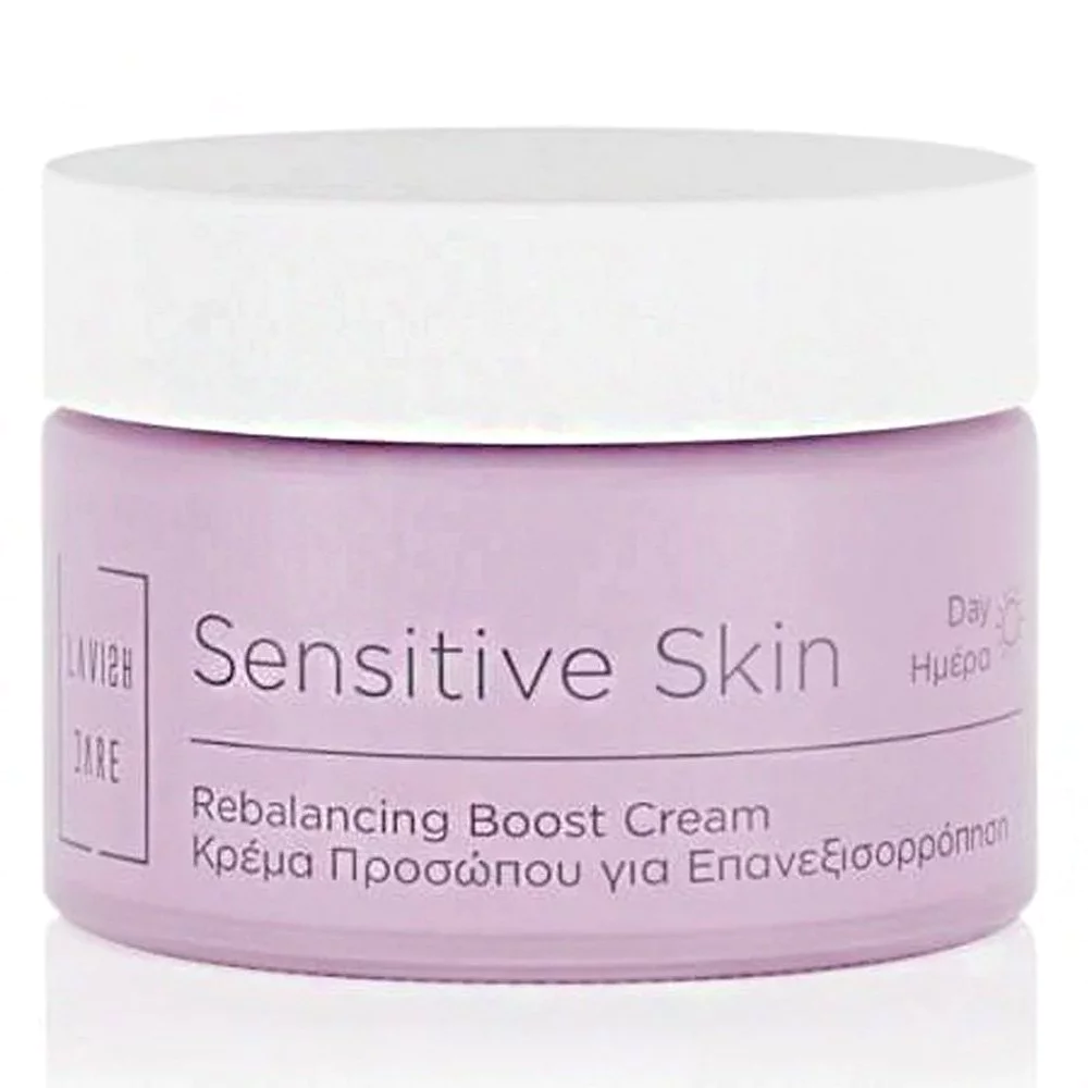 Lavish Care Sensitive Skin Rebalancing Boost Cream Day Κρέμα Ημέρας Προσώπου για Ευαίσθητες Επιδερμίδες, 50ml Lavish Care Sensitive Skin Rebalancing Boost Cream Day Κρέμα Ημέρας Προσώπου για Ευαίσθητες Επιδερμίδες, 50ml