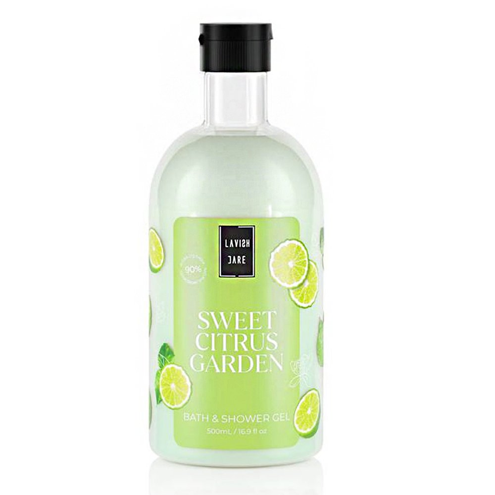 Lavish Care Bath & Shower Gel Αφρόλουτρο Sweet Citrus Garden, 500ml