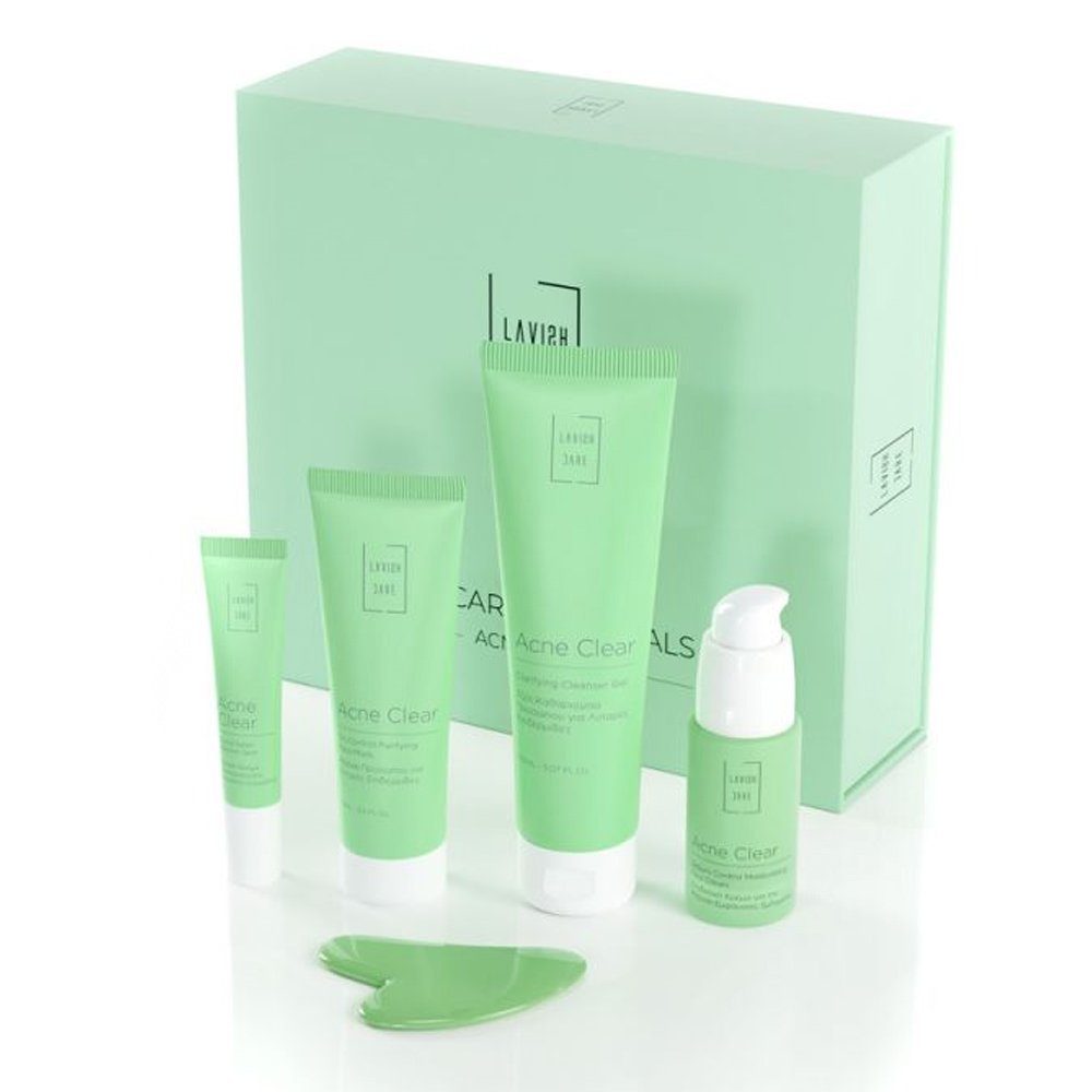Lavish Care Skin Care Essentials Set Acne Clear Σετ Περιποίησης Προσώπου για Λιπαρά Δέρματα με Προδιάθεση Εμφάνισης Ακμής, 1σετ