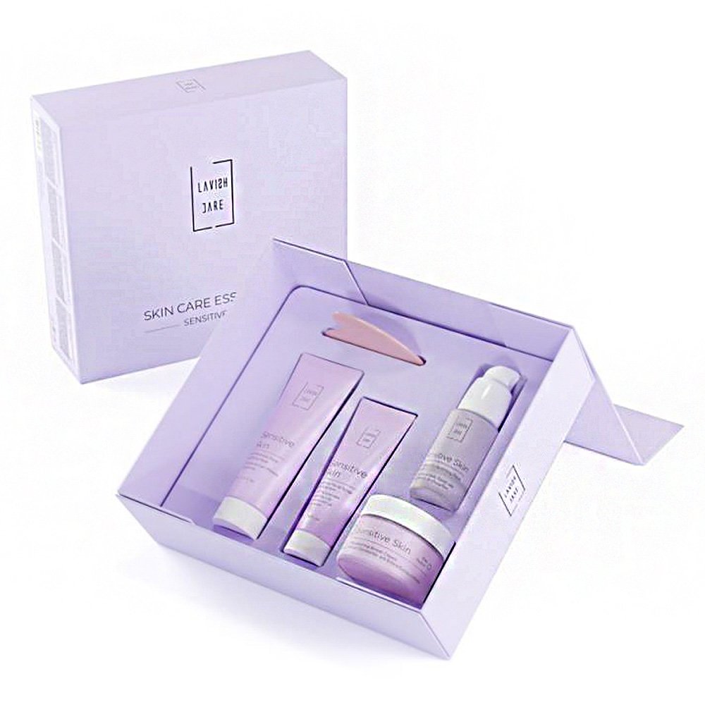 Lavish Care Sensitive Skin Skin Care Essentials Box Set Σετ Περιποίησης Προσώπου για Ευαίσθητες Επιδερμίδες, 1σετ