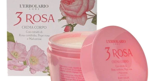 L' Erbolario 3 Rosa Body Cream Κρέμα Σώματος, 200ml