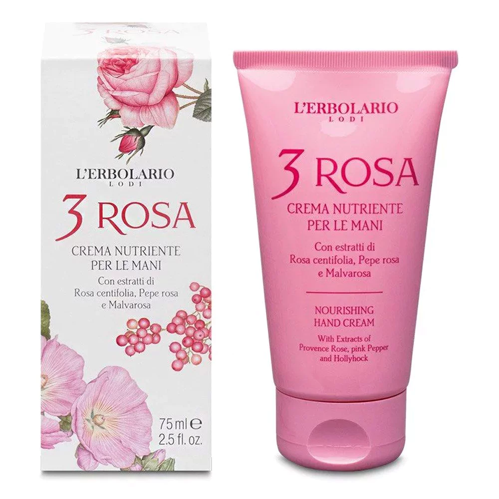 L' Erbolario 3 Rosa Nourishing Hand Cream Θρεπτική Κρέμα Χεριών, 75ml L' Erbolario 3 Rosa Nourishing Hand Cream Θρεπτική Κρέμα Χεριών, 75ml