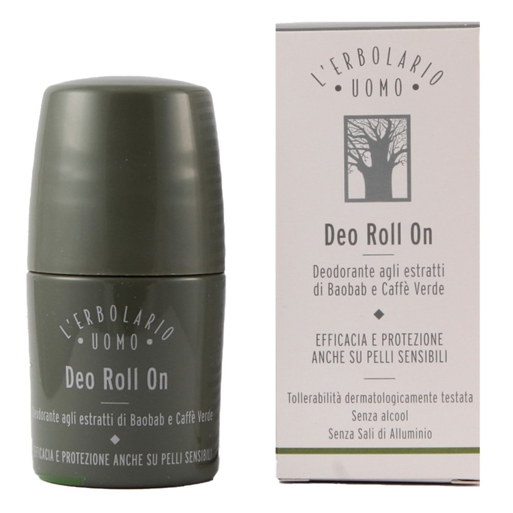 L’Erbolario Uomo Deodorante Roll On, Αποσμητικό Roll On για τον Άνδρα, 50ml