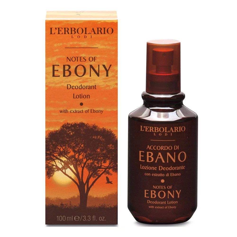 L' Erbolario Accordo Di Ebano Lozione Deodorante Spray, 100ml L' Erbolario Accordo Di Ebano Lozione Deodorante Spray, 100ml