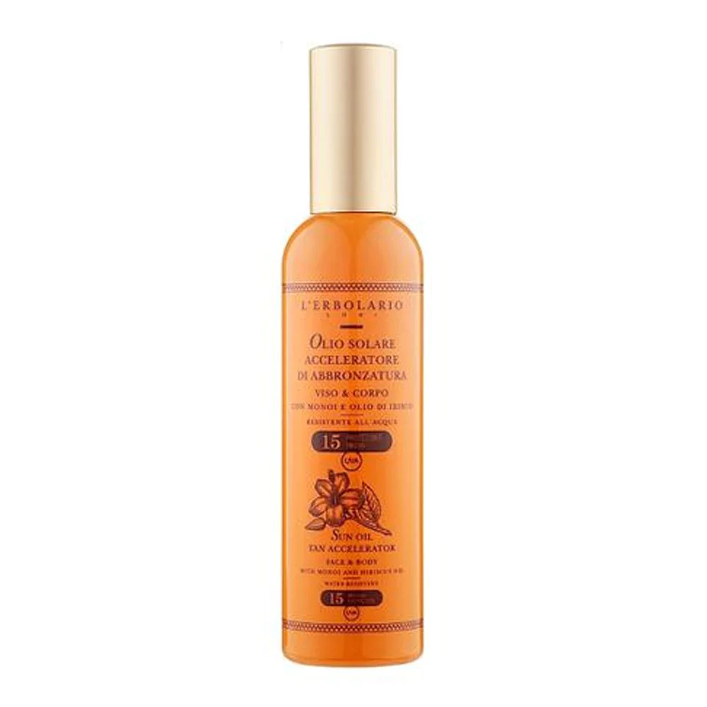 L' Erbolario Sun Oil Tan Accelerator SPF 15 Λάδι Μαυρίσματος, 100ml L' Erbolario Sun Oil Tan Accelerator SPF 15 Λάδι Μαυρίσματος, 100ml