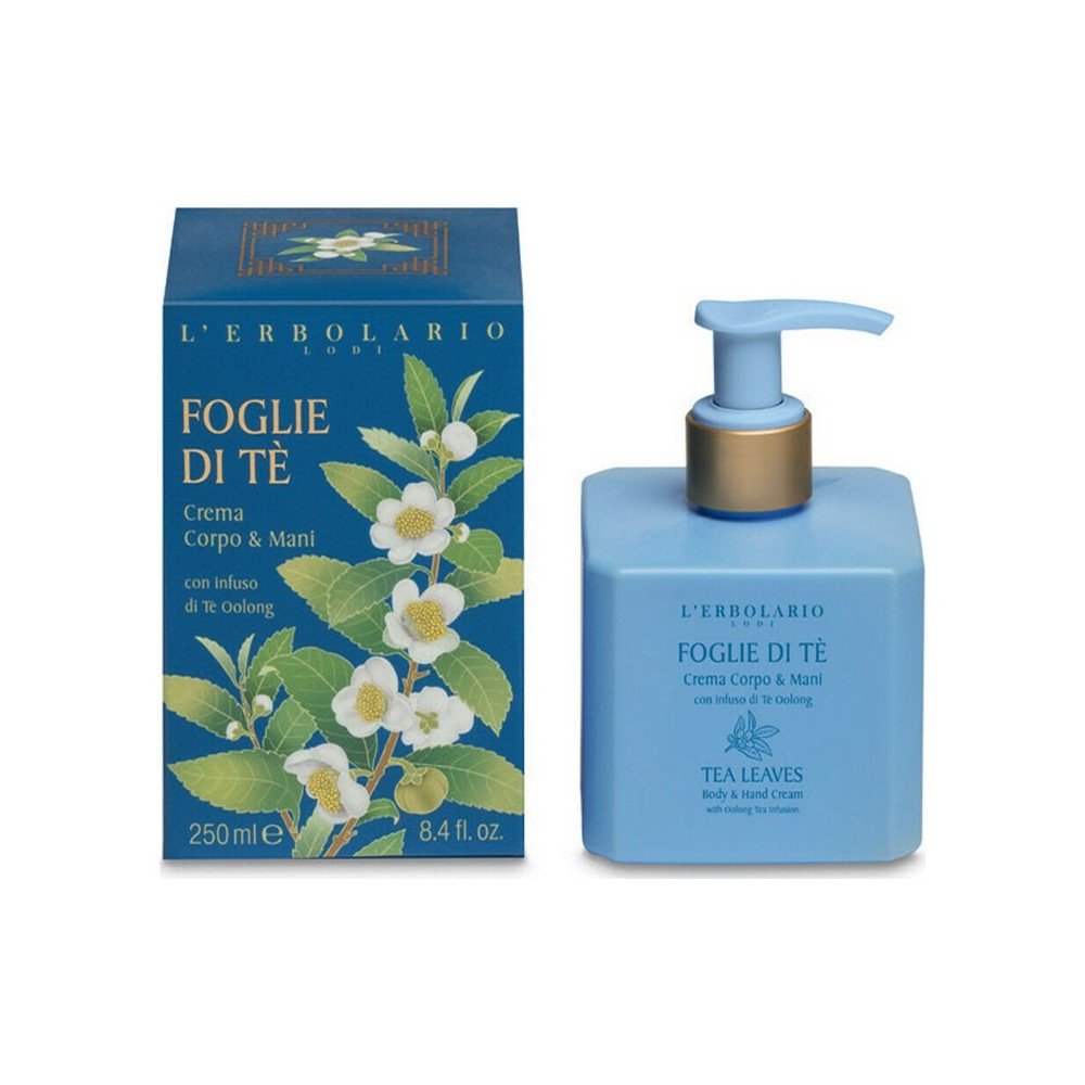 L 'Erbolario Foglie Di Te Crema Corpo & Mani Body & Hand Cream Γαλακτωμα 250ml