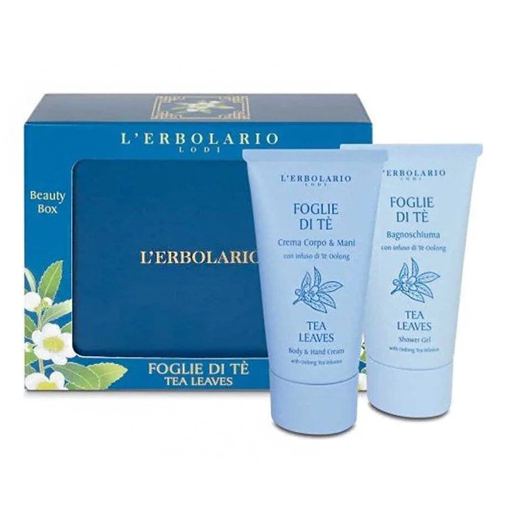 L' Erbolario Promo Foglie Di Te Beauty Box Shower Gel, 75ml & Body Cream, 75ml