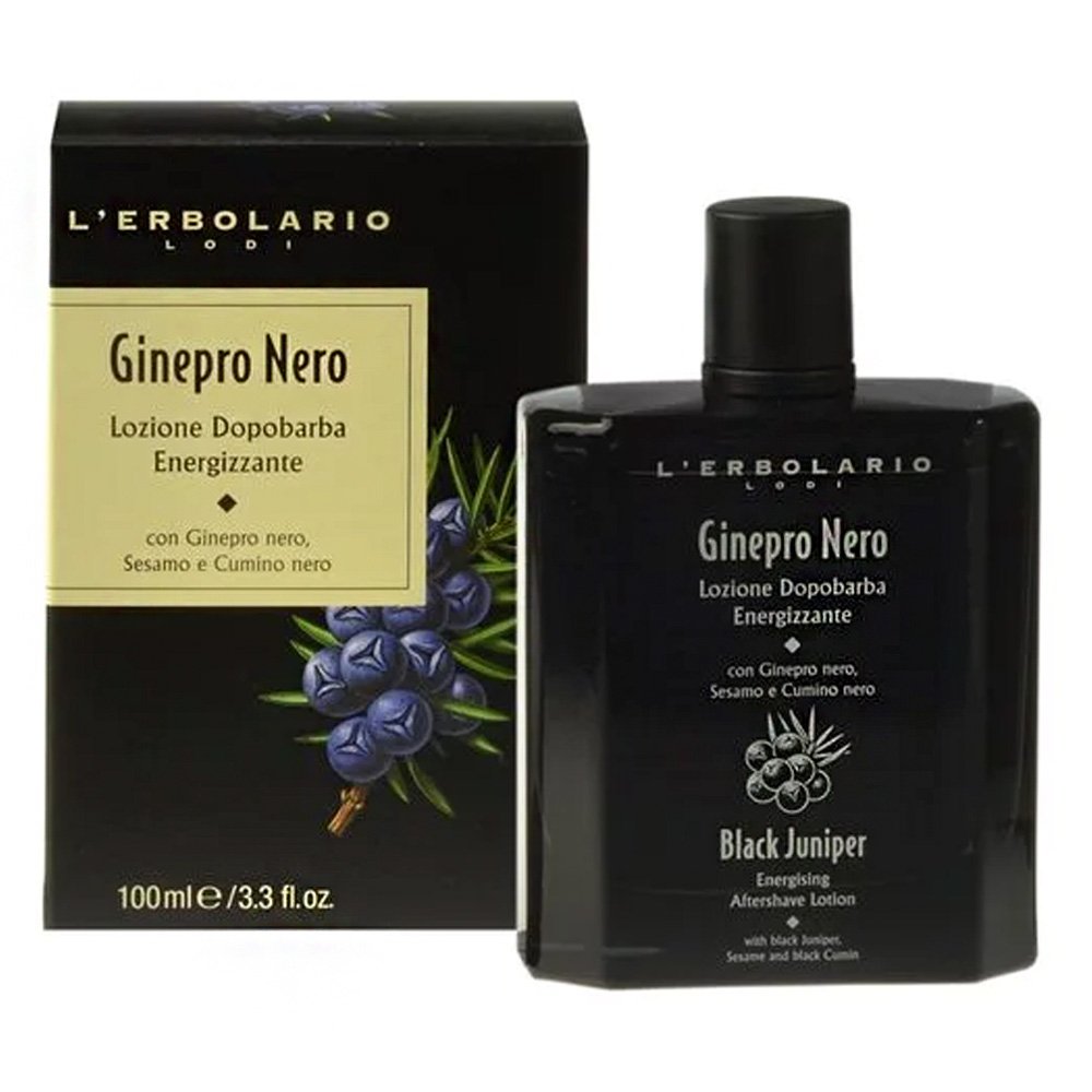 L'Erbolario Ginepro Nero Black Juniper After Save Τονωτική Λοσιόν για Μετά το Ξύρισμα, 100ml