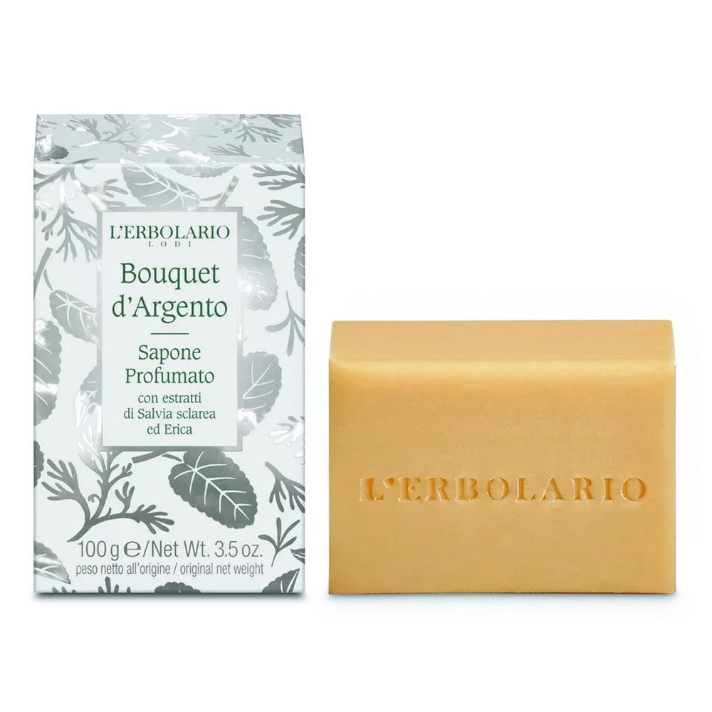 L' Erbolario Bouquet d'Argento Perfumed Soap Αρωματικό Σαπούνι, 100gr