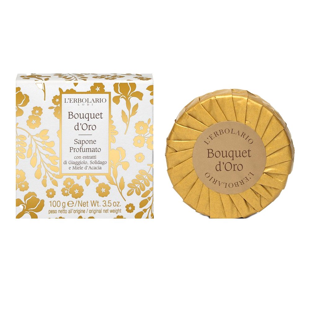 L' Erbolario Bouquet d’ Oro Perfumed Soap Αρωματικό Σαπούνι, 100gr
