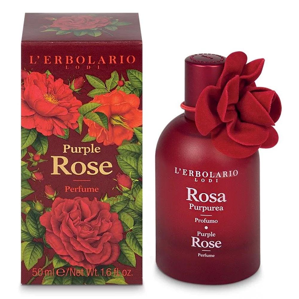 L'Erbolario Rosa Purpurea Acqua Di Profumo Άρωμα Gallic Rose, 50ml