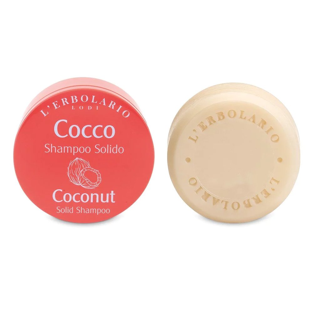 L'erbolario Coconut Shampoo Solid Στερεό Σαμπουάν, 60g
