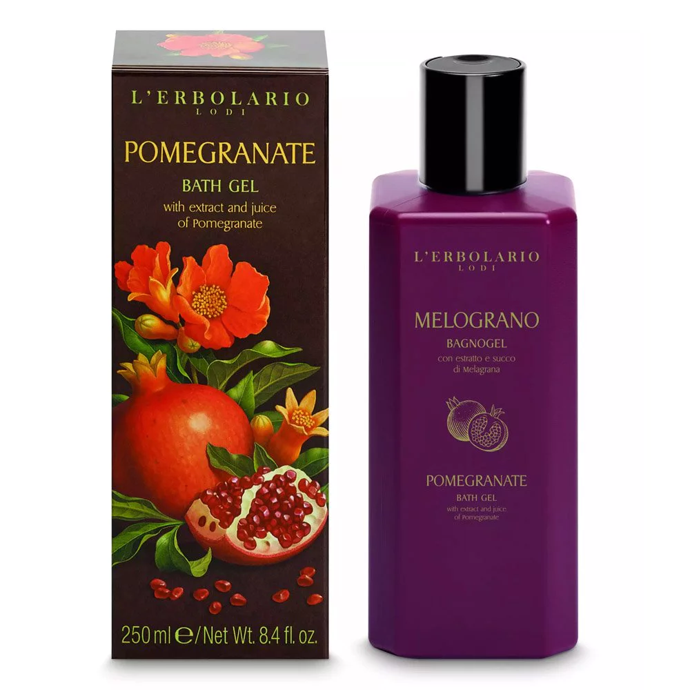 L'Erbolario Melograno Tζελ Αφρόλουτρο με Εκχύλισμα Ροδιού, 250ml L'Erbolario Melograno Tζελ Αφρόλουτρο με Εκχύλισμα Ροδιού, 250ml