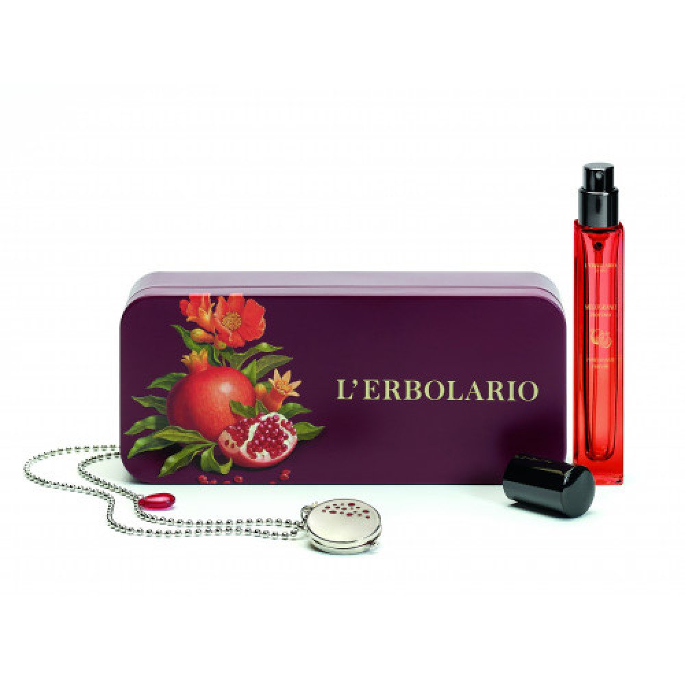 L’Erbolario Melograno Beauty Box Sempre con te Άρωμα 10ml & Κολιέ-κόσμημα, 1τμχ