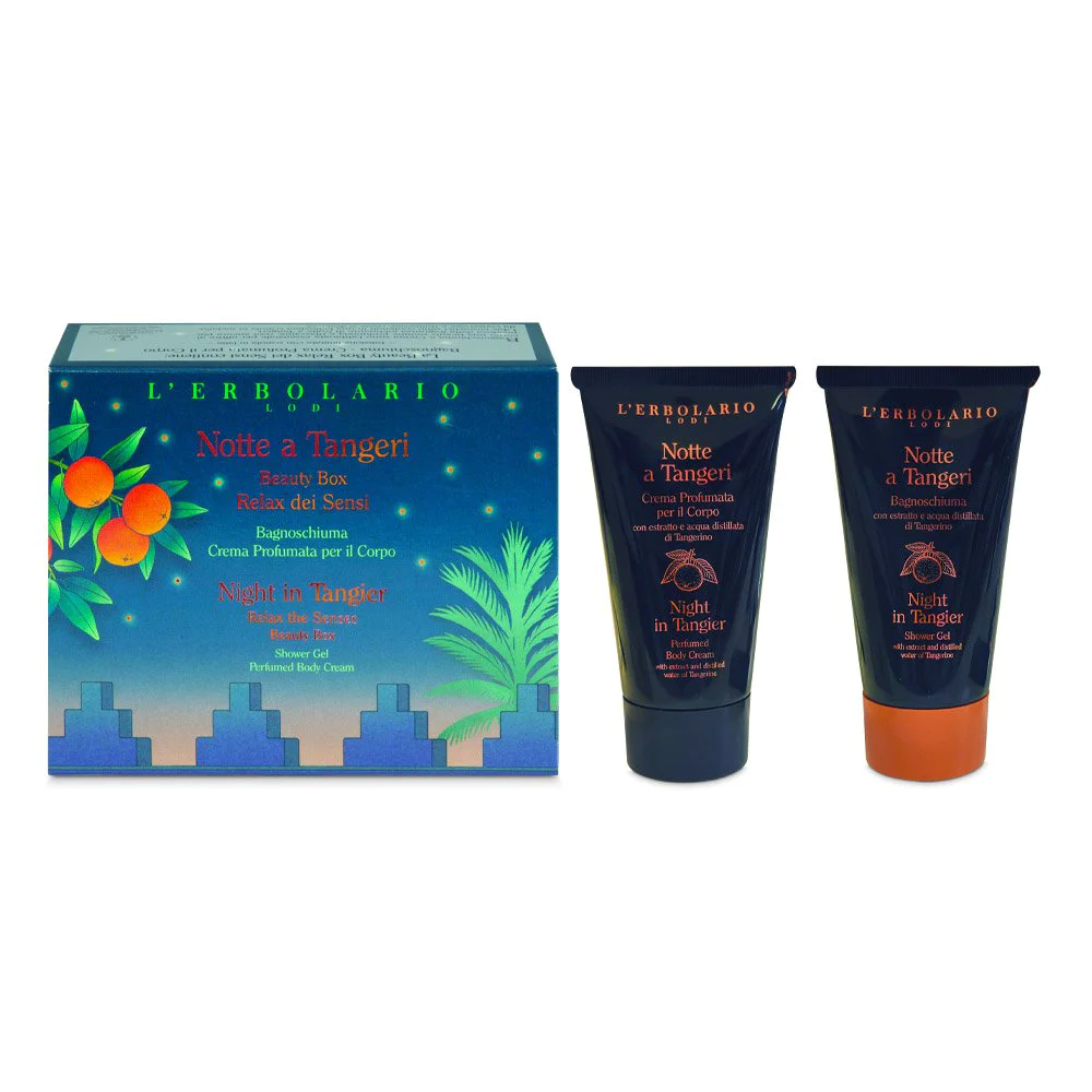 L' Erbolario Promo Notte a Tangeri Beauty Box Relax Dei Sensi Σετ Περιποίησης για Καθαρισμό Σώματος με Αφρόλουτρο 75ml & Κρέμα Σώματος 75ml, 1σετ L' Erbolario Promo Notte a Tangeri Beauty Box Relax Dei Sensi Σετ Περιποίησης για Καθαρισμό Σώματος με Αφρόλουτρο 75ml & Κρέμα Σώματος 75ml, 1σετ