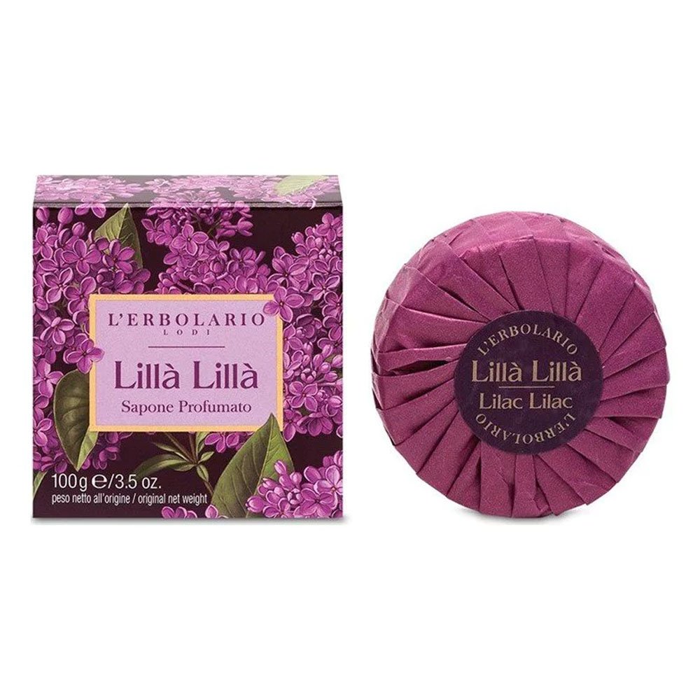 L' erbolario Lilla Lilla Perfumed Soap Αρωματικό Σαπούνι, 100gr