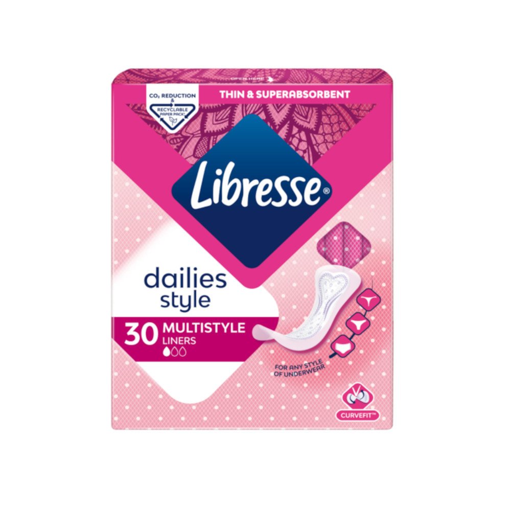 Libresse Σερβιετάκια Daily Fresh Multistyle Normal, 30 τμχ