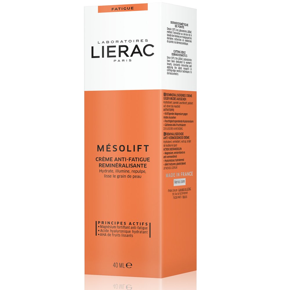 Lierac Mesolift Remineralising Anti-Fatigue Cream Αναζωογονητική Κρέμα Κατά της Κούρασης, 40ml