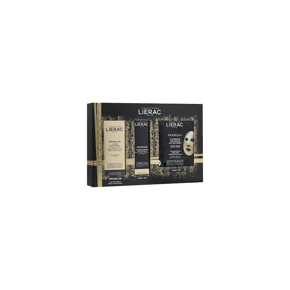 Lierac Xmas Set Premium La Cure Anti Age Absolu 30ml & Cream Voluptueuse 30ml & Mask 20ml
